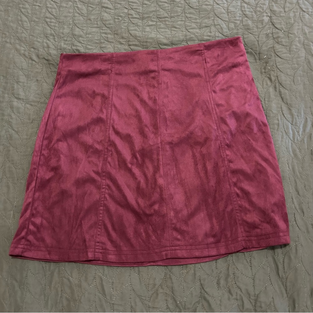 Francesca’s Burgundy Skirt